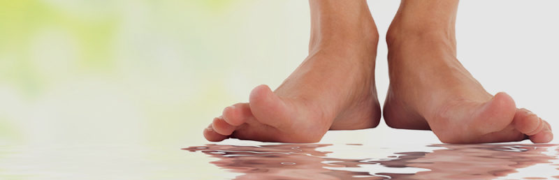 Feet in Water - Athlete's foot