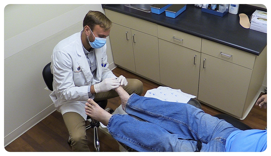 Dr. LeJeune - with patient - OCfeet.com